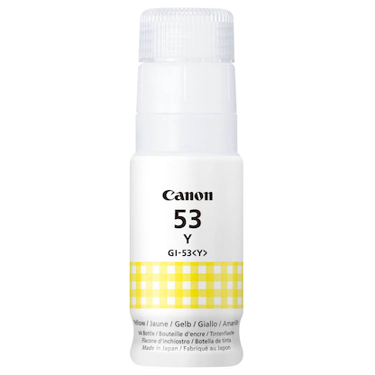 Artikelbild 13 für Canon GI-53 BK/C/M/Y/R/G schwarz, cyan, magenta, gelb, rot, grau Tintenflaschen, 6er-Set, Artikelnummer 876534