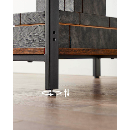 Artikelbild 8 für VASAGLE Schreibtisch braun rechteckig, 4-Fuß-Gestell schwarz 100,0 x 50,0 cm, Artikelnummer 290519