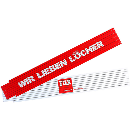 Artikelbild 14 für TOX Meterstab WIR LIEBEN LÖCHER Holz 200,0 cm, Artikelnummer 561227