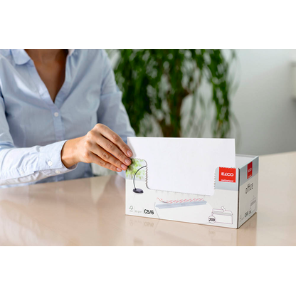 Artikelbild 5 für ELCO Briefumschläge Office DIN lang+ ohne Fenster hochweiß haftklebend 200 St., Artikelnummer 359404