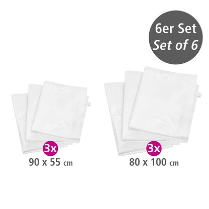 Artikelbild 2 für 6 WENKO Vakuumbeutel-Set für Kleidung, Artikelnummer 810707
