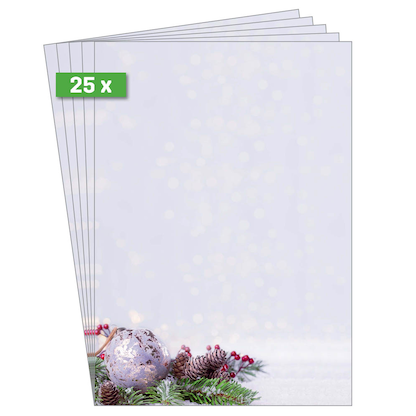 Artikelbild 5 für SIGEL Weihnachtsbriefpapier Charmful Christmas Motiv DIN A4 90 g/qm 25 Blatt, Artikelnummer 338428