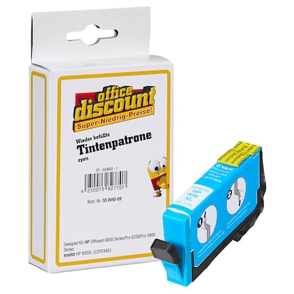 Artikelbild 11 für office discount cyan Druckerpatrone kompatibel zu HP 935XL (C2P24AE), Artikelnummer 550693