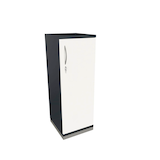 Artikelbild 1 für fm Aktenschrank Sidney, 4260429764631 lavagrau, weiß 2 Fachböden 40,0 x 44,2 x 113,3 cm, Artikelnummer 411682