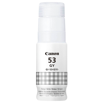 Artikelbild 19 für Canon GI-53 BK/C/M/Y/R/G schwarz, cyan, magenta, gelb, rot, grau Tintenflaschen, 6er-Set, Artikelnummer 876534