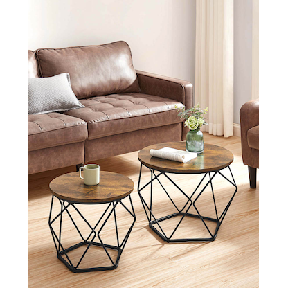 Artikelbild 4 für VASAGLE Couchtische-Set braun, Artikelnummer 289183