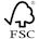 FSC-Logo, steht für verantwortungsvolle Waldwirtschaft.