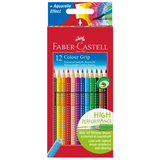 Artikelbild 1 für FABER-CASTELL Colour GRIP Buntstifte farbsortiert, 12 St., Artikelnummer 534271
