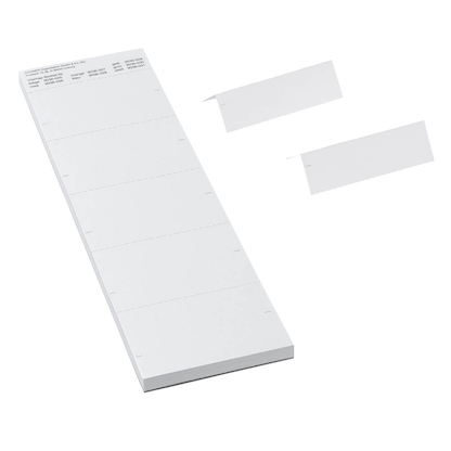 Artikelbild 2 für 250 EICHNER Beschriftungsschilder für Hängeregister weiß, Artikelnummer 753673