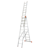 Artikelbild 1 für KRAUSE Vielzweckleiter MONTO Tribilo silber 3x 9 Sprossen, H: 270,0 cm, Artikelnummer 569564
