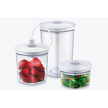 Artikelbild 12 für caso® Vakuumbehälter-Set transparent 0,7/1,4/2,0 l, 1 Set, Artikelnummer 105694