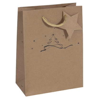 Artikelbild für 5 SIGEL Geschenktüten Christmas tree Motiv 17,0 x 23,0 cm, Artikelnummer 738114