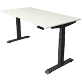 Artikelbild 1 für Kerkmann Move 4 elektrisch höhenverstellbarer Schreibtisch weiß rechteckig, T-Fuß-Gestell grau 160,0 x 80,0 cm, Artikelnummer 997748
