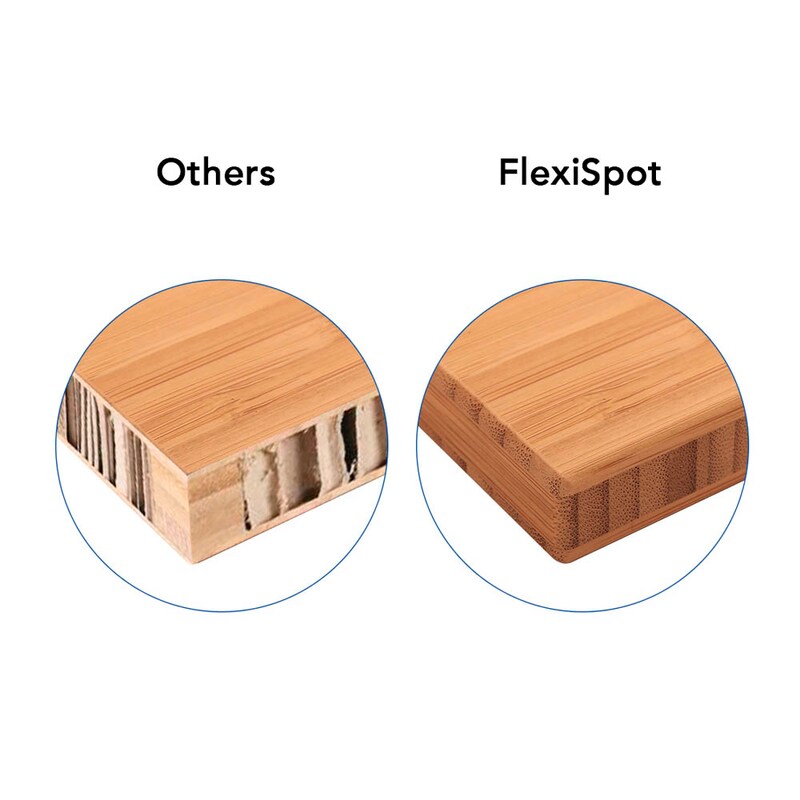 FlexiSpot Tischplatte braun rechteckig 160,0 cm 80,0 cm | office discount