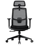 Artikelbild 1 für FlexiSpot Bürostuhl Office Premium YZ03 Stoff schwarz, Gestell schwarz, Artikelnummer 656377