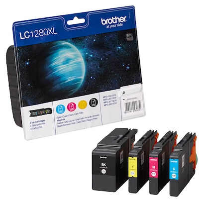 Artikelbild 5 für brother LC-1280XLBK/C/M/Y schwarz, cyan, magenta, gelb Druckerpatronen, 4er-Set, Artikelnummer 461483