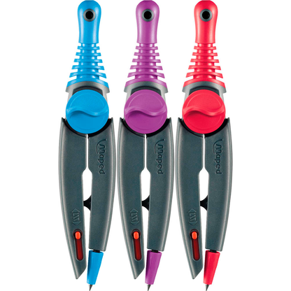 Artikelbild 23 für maped Zirkel STOP&SAFE blau, lila oder rot, Artikelnummer 701643