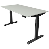 Artikelbild 1 für Kerkmann Move 4 elektrisch höhenverstellbarer Schreibtisch lichtgrau rechteckig, T-Fuß-Gestell grau 160,0 x 80,0 cm, Artikelnummer 997623