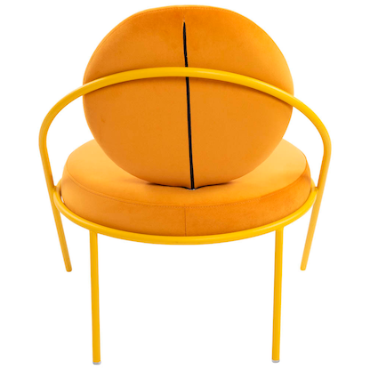 Artikelbild 4 für meet powered by PAPERFLOW Sessel SATURNE safran Stoff, 1 St., Artikelnummer 231839