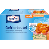 Artikelbild 1 für 100 Toppits Gefrierbeutel 1,0 l, Artikelnummer 441739