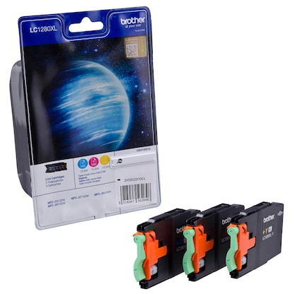 Artikelbild 4 für brother LC-1280XLC/M/Y cyan, magenta, gelb Druckerpatronen, 3er-Set, Artikelnummer 916908