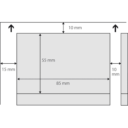 Artikelbild 5 für 100 SIGEL Visitenkarten DP742 satiniert grau 225 g/qm, Artikelnummer 780585