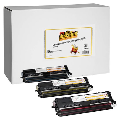 Artikelbild 14 für office discount cyan, magenta, gelb Toner kompatibel zu brother TN-325C/M/Y, 3er-Set, Artikelnummer 352125