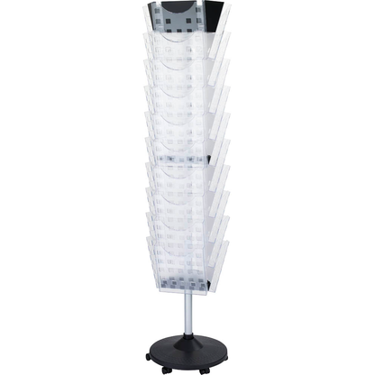 Artikelbild 11 für helit Prospektständer drehbar the giant grid transparent DIN A4 30 Fächer, Artikelnummer 576292