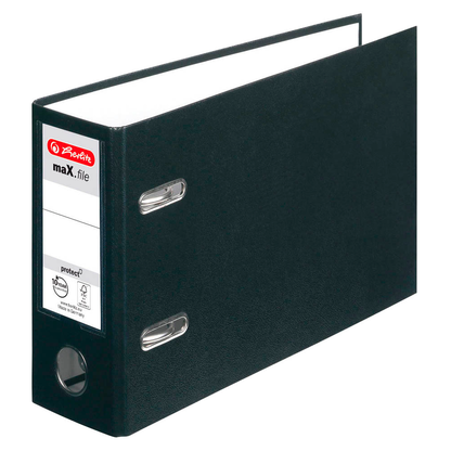Artikelbild 10 für herlitz max.file Ordner schwarz Karton 8,0 cm DIN A5 quer, Artikelnummer 843735