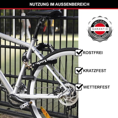 Artikelbild 3 für Master Lock® Fahrradschloss 8234EURDPRO schwarz 90,0 cm, Artikelnummer 727463