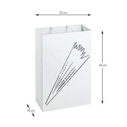 Artikelbild 3 für HAKU Möbel Schirmständer 22378 weiß, Metall, Artikelnummer 852407