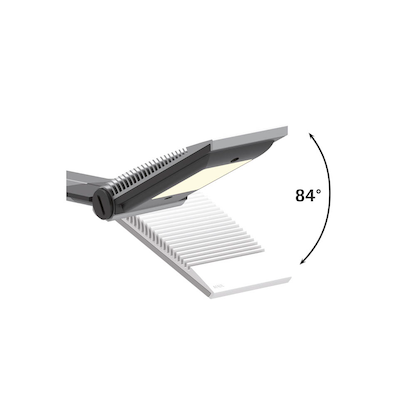 Artikelbild 3 für MAUL MAULoptimus colour vario Schreibtischlampe silber 10 W mit Tischklemme, Artikelnummer 388429