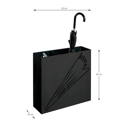 Artikelbild 2 für HAKU Möbel Schirmständer 22568 schwarz, Metall, Artikelnummer 852414