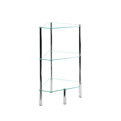 Artikelbild 3 für HAKU Möbel Eckregal chrom 46,0 x 32,0 x 77,0 cm, Artikelnummer 559127