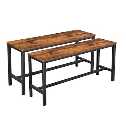 Artikelbild 15 für VASAGLE Sitzbänke KTB33X braun Holz 108,0 cm, 2 St., Artikelnummer 291847
