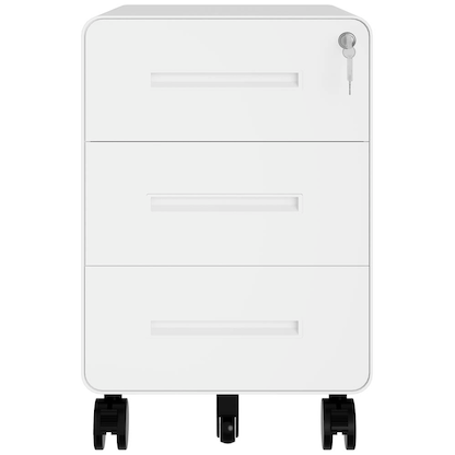 Artikelbild 4 für BISLEY EasyRoll Rollcontainer verkehrsweiß 3 Auszüge 40,0 x 50,0 x 50,0 cm, Artikelnummer 509857