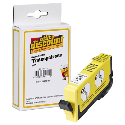 Artikelbild 13 für office discount gelb Druckerpatrone kompatibel zu HP 935XL (C2P26AE), Artikelnummer 550743