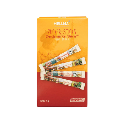 Artikelbild für HELLMA Creativeline Zuckersticks, 100 x 4,0 g, Artikelnummer 607026