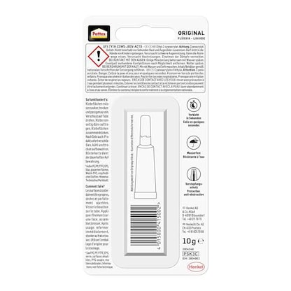 Artikelbild 7 für Pattex Original flüssig Sekundenkleber 10,0 g, Artikelnummer 724488