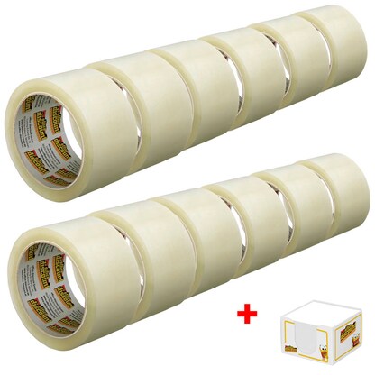 Artikelbild 17 für AKTION: office discount Packband transparent 50,0 mm x 66,0 m 12 Rollen + GRATIS office discount Zettelbox, Artikelnummer 459558