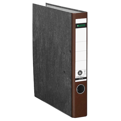 Artikelbild 10 für AKTION: LEITZ 1050 Ordner braun marmoriert Karton 5,2 cm DIN A4 mit Prämie nach Registrierung, Artikelnummer 777664