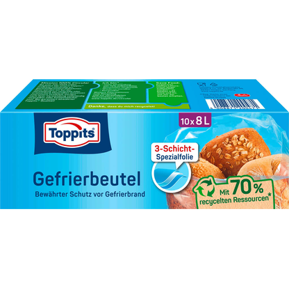 Artikelbild 21 für 10 Toppits Gefrierbeutel 8,0 l, Artikelnummer 441507