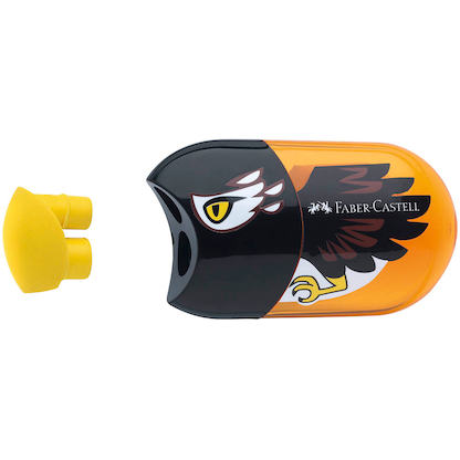 Artikelbild für FABER-CASTELL Dosenspitzer doppelt Adler orange, Artikelnummer 164259