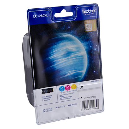 Artikelbild 2 für brother LC-1280XLC/M/Y cyan, magenta, gelb Druckerpatronen, 3er-Set, Artikelnummer 916908