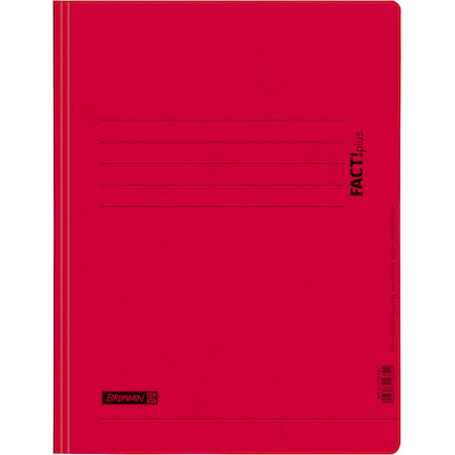 Artikelbild für BRUNNEN Spiralhefter FACT!plus Karton rot DIN A4, Artikelnummer 925091