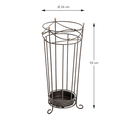 Artikelbild 3 für HAKU Möbel Schirmständer 88785 anthrazit, Stahl, Artikelnummer 894365