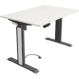 Artikelbild 1 für Kerkmann Move 1 advance elektrisch höhenverstellbarer Schreibtisch weiß rechteckig, T-Fuß-Gestell grau 120,0 x 80,0 cm, Artikelnummer 265779