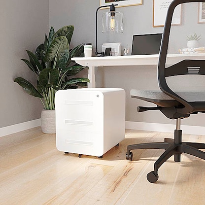 Artikelbild 3 für BISLEY EasyRoll Rollcontainer verkehrsweiß 3 Auszüge 40,0 x 50,0 x 50,0 cm, Artikelnummer 509857