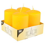 Artikelbild 1 für 4 STARPAK Kerzen gelb, Artikelnummer 514063