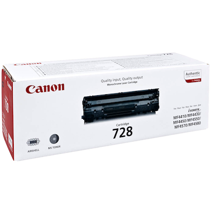 Artikelbild 2 für Canon 728 BK schwarz Toner, Artikelnummer 601781